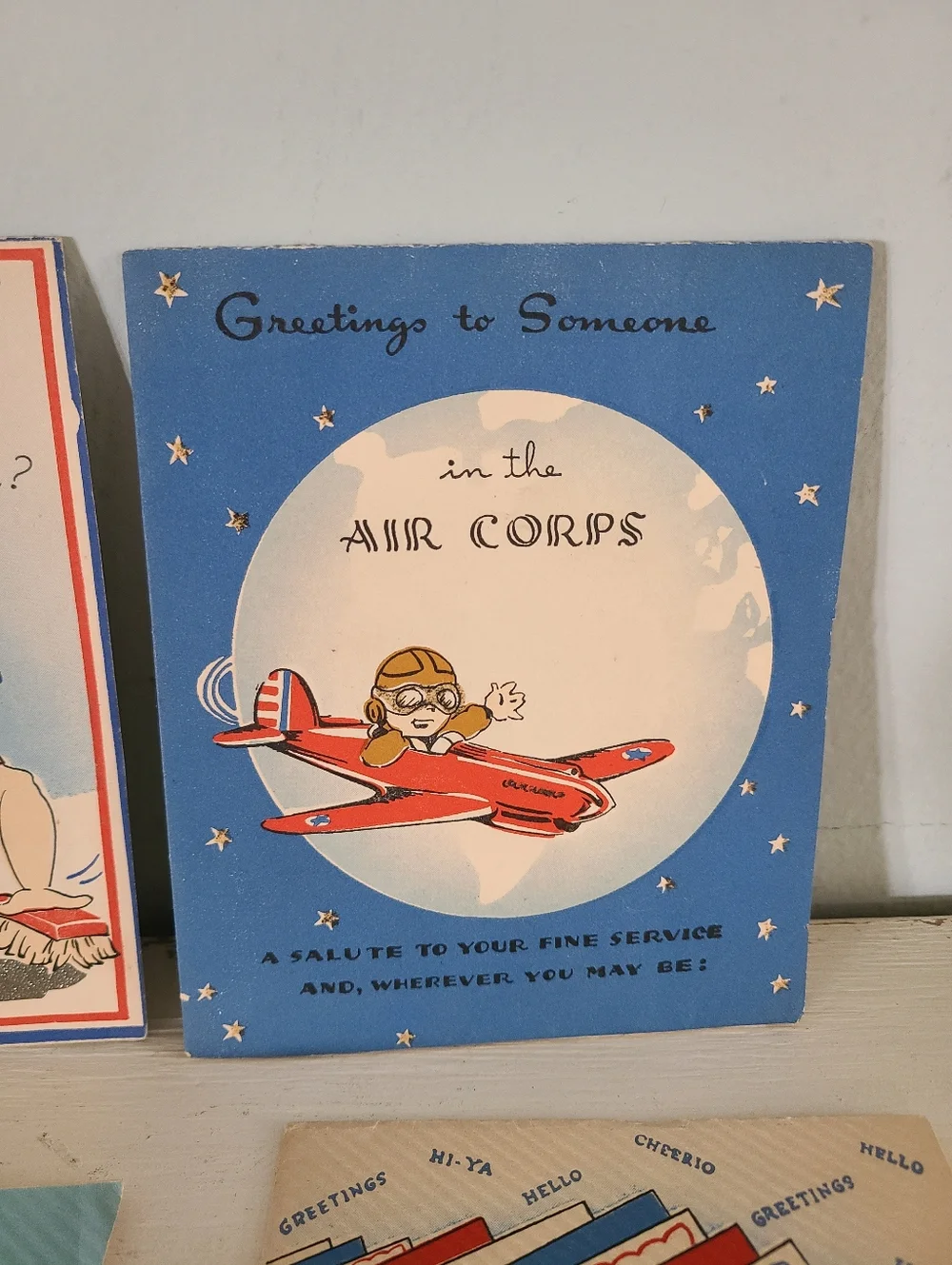Vintage Military Greeting Cards Unused
